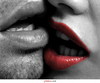 lightly brush my lips