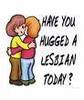 Lesbian hugs