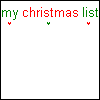 my christmas list :)