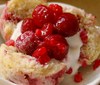 raspberry &amp; cream pastry