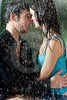 kiss in the rain. 