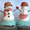ღ Snowman Cupcakes ღ