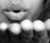 blowing a kiss just for you ♥