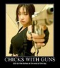 Chicks plus Guns.. HOT