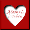 I Love you.....
