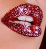 a glittery Kiss