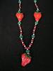 strawberry bead necklace