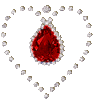 A Diamond Ruby Heart