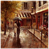 Romantic walk in Paris