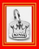 KING tag / collar charm