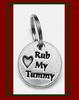 RUB MY TUMMY COLLAR CHARM / TAG