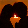 sunset kiss