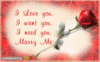WILL YOU MARRY ME??