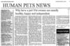 Human Pets News