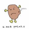 Sad Face Potatoes