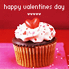 Hi Cup Cake Happy Valentines Day