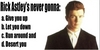 rick astley's never gonna