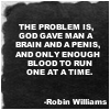 The Problem is..............