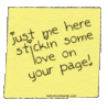 a sticky note