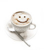 smiley cappuccino