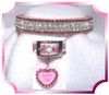 pink diamond collar