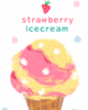 Strawberry Ice-cream.