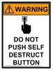 Warning Sign for Evil Minions