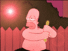 Topless Raving Homer