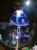 Handblown Cobalt Blue Lamp