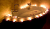 Candle lit bath
