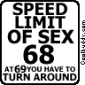 Speed limit of sex