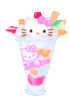 ♥ Yummy Hello Kitty ice-cream 