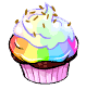 Rainbow Cupcake of Love