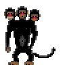 a three-headed monkey