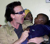 Bono minimising world hunger