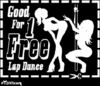 1 free lap dance