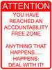 Accountability Free Zone