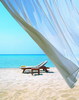 Lay down on Beach bed 