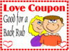 Love Coupon for a Back Rub