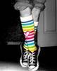 awesome rainbow socks ♥♥
