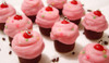 mini strawberry cupcakes