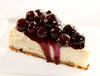 Slice of Blueberry Cheesecake