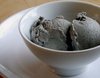 Black sesame ice-cream