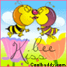 Bee kiss