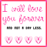 i will love you...