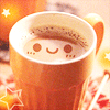 ♥warm smiley hot chocolate♥