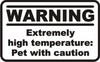 High temperature warning