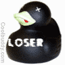 A rubber loser