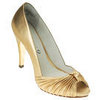 Gold Unika Peep toe