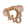 My Dior Gols D Logo Ring